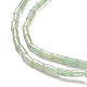 Естественный зеленый авантюрин бисер нитей(G-M389-06)-3