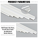 6 Sets 6 Style ABS Plastic Bar Rods(DIY-OC0008-25)-4