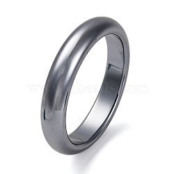 Natural Terahertz Stone Bangles, 1/2 inch(1.3cm), Inner Diameter: 2 inch(5.2cm)(BJEW-H619-01A)