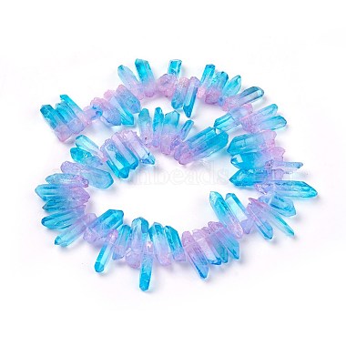 Natural Quartz Crystal Beads Strands(G-K191-01A)-2