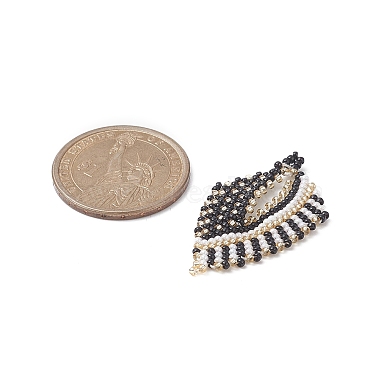 Perles de rocailles à motif de métier à tisser japonais miyuki faites à la main(PALLOY-MZ00114-02)-2