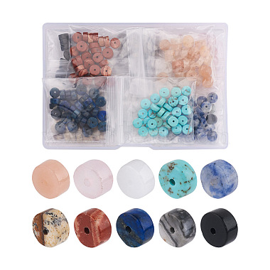 300Pcs 10 Style Natural Gemstone Beads(G-CD0001-03)-2