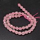 Faceted Natural Rose Quartz Beads Strands(G-K066-10-8mm)-3