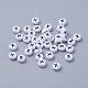 Flat Round with Letter X Acrylic Beads(X-PL37C9070-X)-2