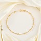 Brass Ball Choker Necklaces for Women(NJEW-M079-06G)-1