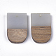 Pendentifs en bois de résine et de noyer(RESI-S358-34A)-2