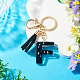 1Pc Resin Letter Keychains(KEYC-TADJ0001-09F)-4