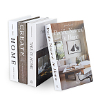 4Pcs 4 Colors Paper Fake Book Model Simulation Book, Home Living Bookshelf Prop Display Decorations, Mixed Color, 267x170x44mm, 1pc/color(AJEW-DC0003-62)