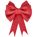 1 Bag EVA Bowknot Making Kits, including EVA Fabric, Polyester Ribbons & Adhesive Tape & Hook Hanger, FireBrick, 603x151x1.5mm(AJEW-SP0003-71B)