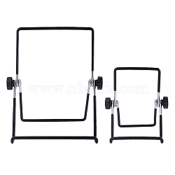 Fingerinspire Ductile Metal Display Stand, for Photo Frame Display, Black, 2boxes/set(ODIS-FG0001-20B)