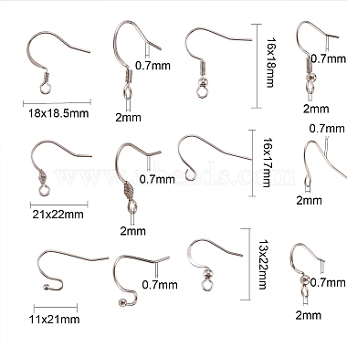 304 Stainless Steel French Earring Hooks(STAS-CJ0001-175)-2