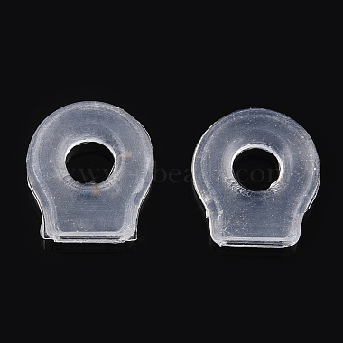 Clip en silicone confortable sur les coussinets de boucle d'oreille(SIL-T003-04)-2