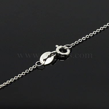 925 Sterling Silver Necklaces(STER-M034-32A)-3