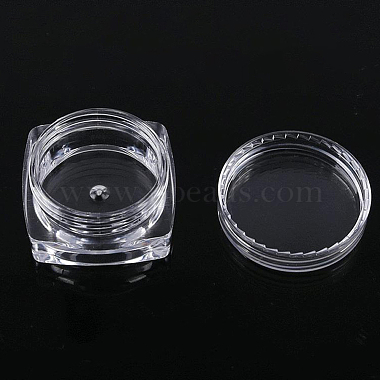 Transparent Plastic Empty Portable Facial Cream Jar(CON-PW0001-001)-4