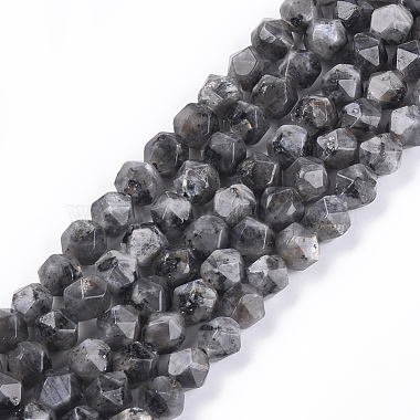 brins de perles de larvikite naturelles(G-S348-03)-1