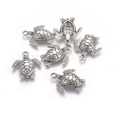 Thai Sterling Silver Plated Tortoise Alloy Pendants