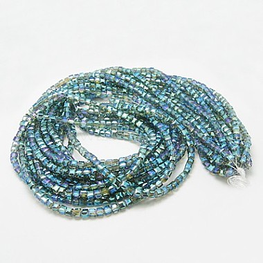 Electroplate Glass Beads Strands(EGLA-D018-4x4mm-M5)-3