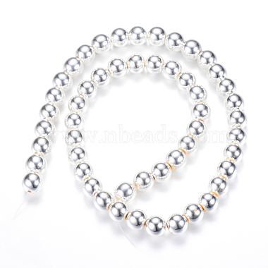 Electroplate Non-magnetic Synthetic Hematite Bead Strands(X-G-Q466-8mm-02)-2