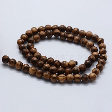 Natural Wood Beads Strands(X-WOOD-F006-04-6mm)-2