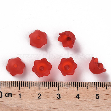 Transparent Acrylic Beads Caps(PL543-6)-4