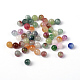 Perles de jade naturelles deux tons(X-G-R165-6mm-M1)-1