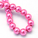 Chapelets de perles rondes en verre peint(HY-Q003-6mm-54)-4