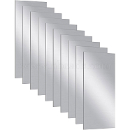 Aluminium Plates, Rectangle, Silver, 10.25x5.08x0.15cm(FIND-WH0003-87A)