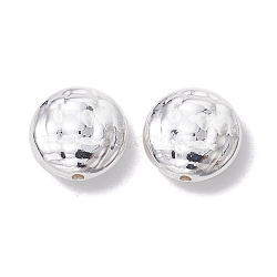 Alloy Spacer Beads, Long-Lasting Plated, Flat Round Shape, Silver, 12x5mm, Hole: 1.2mm(FIND-B029-50S)