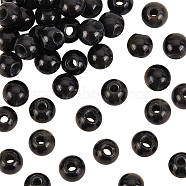 Natural Obsidian Beads, Round, 8mm, Hole: 2.5mm, 36pcs/box(G-OC0003-84)