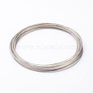 Steel Necklace Memory Wire 11.5cm,Wire : 1mm(18 Gauge),about 20 circles/set(X-MW11.5cm-1)