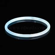 Dyed Natural Agate Simple Plain Bangle for Women, Inner Diameter: 2-1/4 inch(5.6~5.8cm)(FIND-PW0021-09B-06)