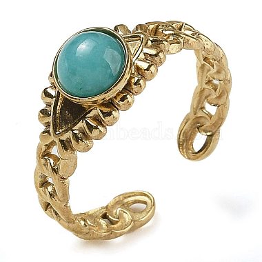 Eye Amazonite Finger Rings