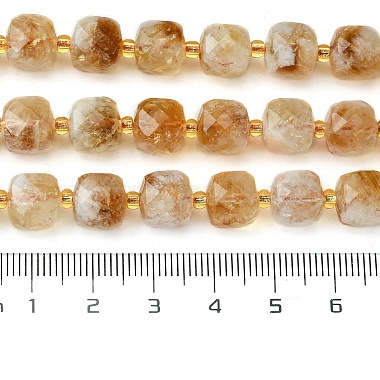 Natural Citrine Beads Strands(G-Q010-A24-01)-5