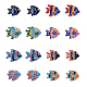 16Pcs 8 Colors Handmade Porcelain Beads(PORC-DC0001-01)-1
