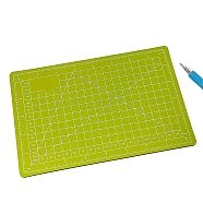 A5 PVC Cutting Mat, Cutting Board, for Craft Art, Olive, 15x22cm(WG42361-01)