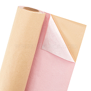 Adhesive Velvet Flocking Liner, for Jewelry Drawer Craft Fabric Peel Stick, Pink, 300x43x0.05cm(OCOR-WH0086-02B)