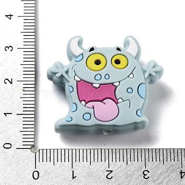 Little Monster Silicone Beads(SIL-R014-02D)-3