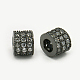 Perles de cubes zircone en laiton (ZIRC-F001-72B)-1