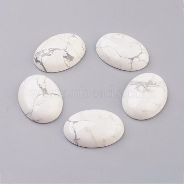 18mm Oval Howlite Cabochons