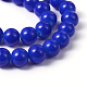 Painted Glass Round Bead Strands(X-DGLA-S071-8mm-50)-2