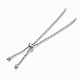 Adjustable 304 Stainless Steel Slider Bracelets Making(X-STAS-T050-030P)-2
