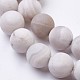 Chapelets de perles en agate blanche naturelle(G-J376-02-10mm)-3
