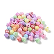 Craft Style Opaque Acrylic Beads, Round, Mixed Color, 9.5mm, Hole: 1.8mm, about 980pcs/500g(OACR-A027-07)