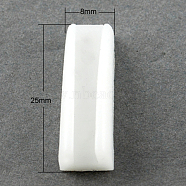 Plastic Plier Covers, Replacement Jaw For Nylon Jaw Pliers, White, 25x8x7mm(TOOL-Q004)