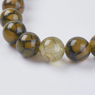 Chapelets de perles veines de dragon en agate naturelle(X-G-G515-10mm-02B)-3