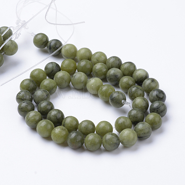 Natural Xinyi Jade/Chinese Southern Jade Beads Strands(G-T055-8mm-15)-3