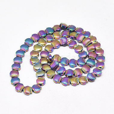 Electroplate Non-magnetic Synthetic Hematite Beads Strands(G-T061-51E)-2