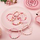 8Pcs 8 Style Love Word Polymer Clay Heishi Beaded Stretch Bracelets Set for Teen Girl Women(BJEW-SZ0001-79)-3