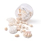 54 ensemble de perles de coquille Saint-Jacques teintes naturelles(FIND-FS0001-19)-1