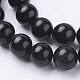 natürlichen Obsidian Perlenstränge(G-G099-10mm-24)-4